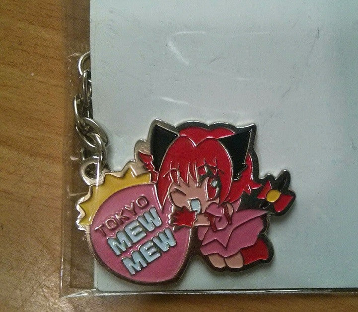 Authentic Tokyo Mew Mew Metal Key Chain Holder - Lavits Figure
