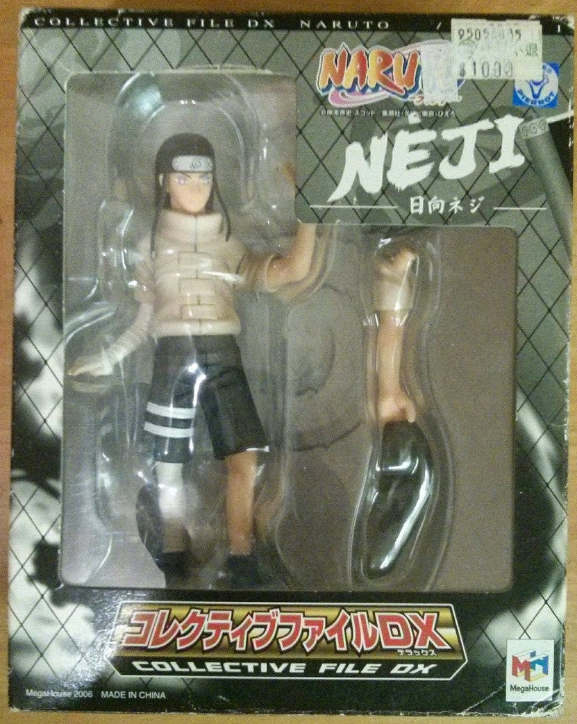 Megahouse 2006 Naruto Collective File DX 6" Neji Hyuga Action Figure - Lavits Figure
