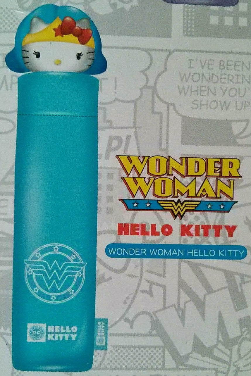 Sanrio Hello Kitty x Dc Comics Wonder Woman Water Color Changed Umbrella - Lavits Figure
 - 1