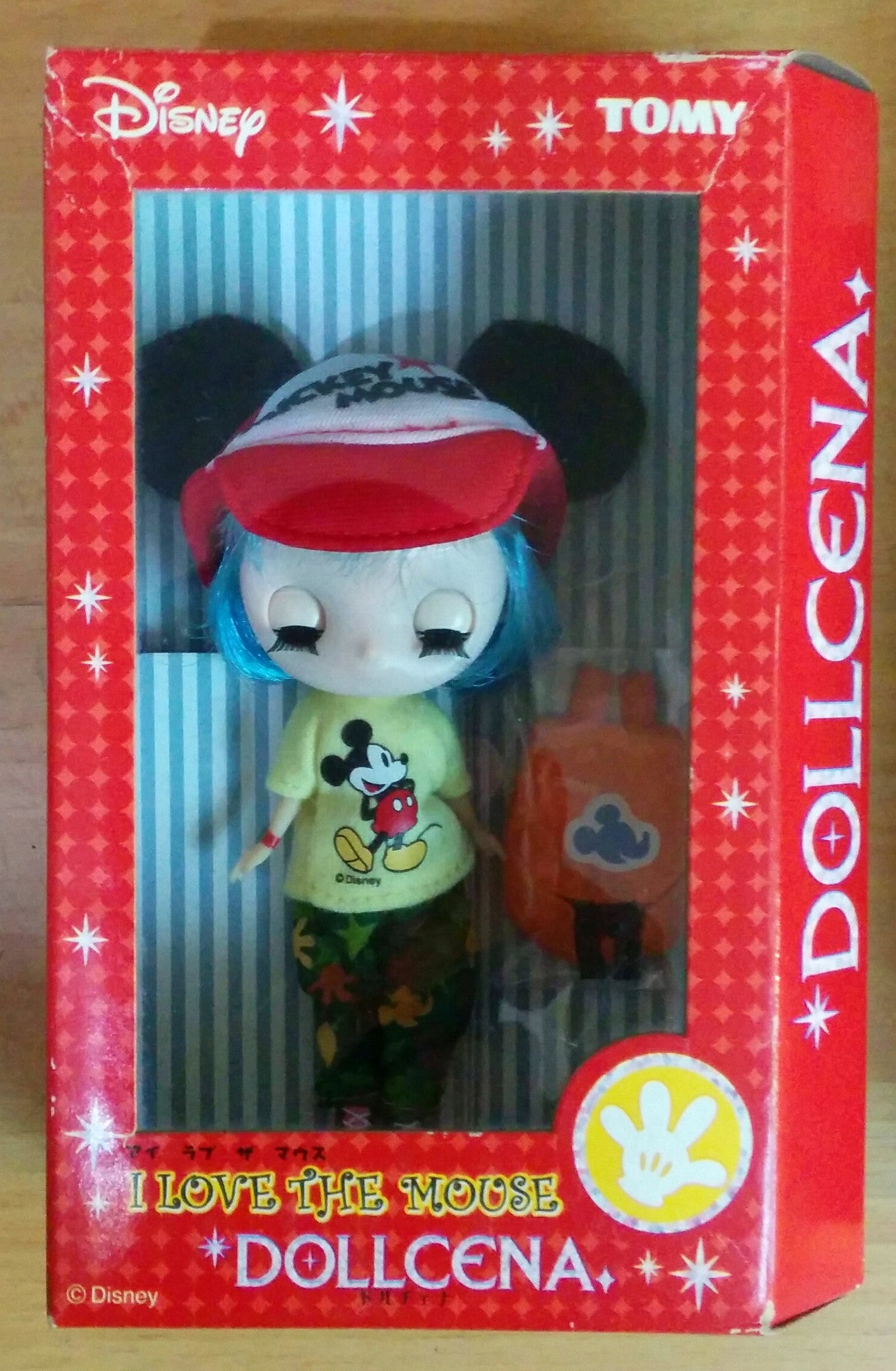 Tomy Dollcena Disney I Love The Mouse Mickey Doll Figure - Lavits Figure
