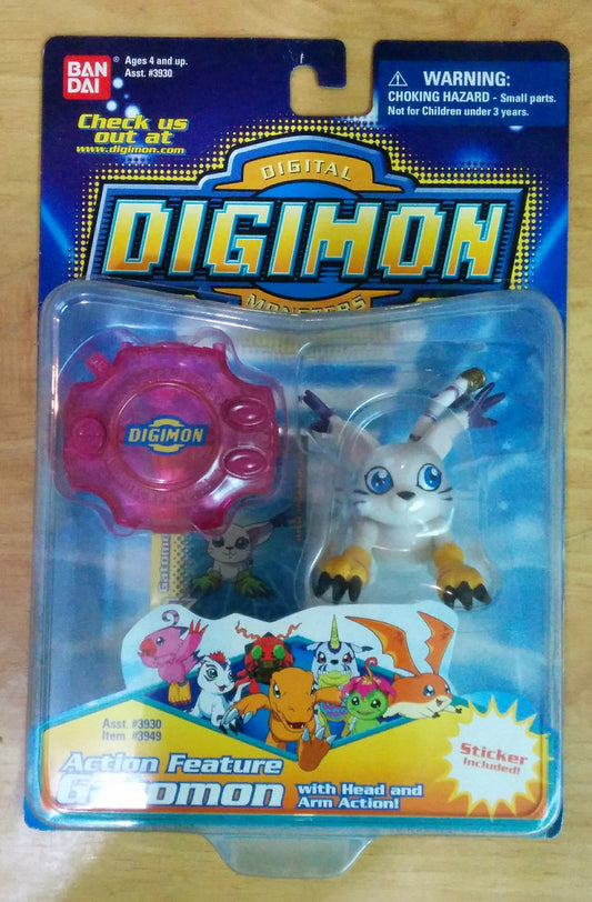Bandai Digimon Digital Monster 3" Gatomon Action Feature Collection Figure - Lavits Figure
 - 1