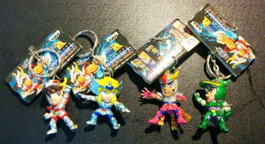 Banpresto Saint Seiya Bronze Key Holder Chain Strap 4 Mascot Collection Figure Set - Lavits Figure
 - 1