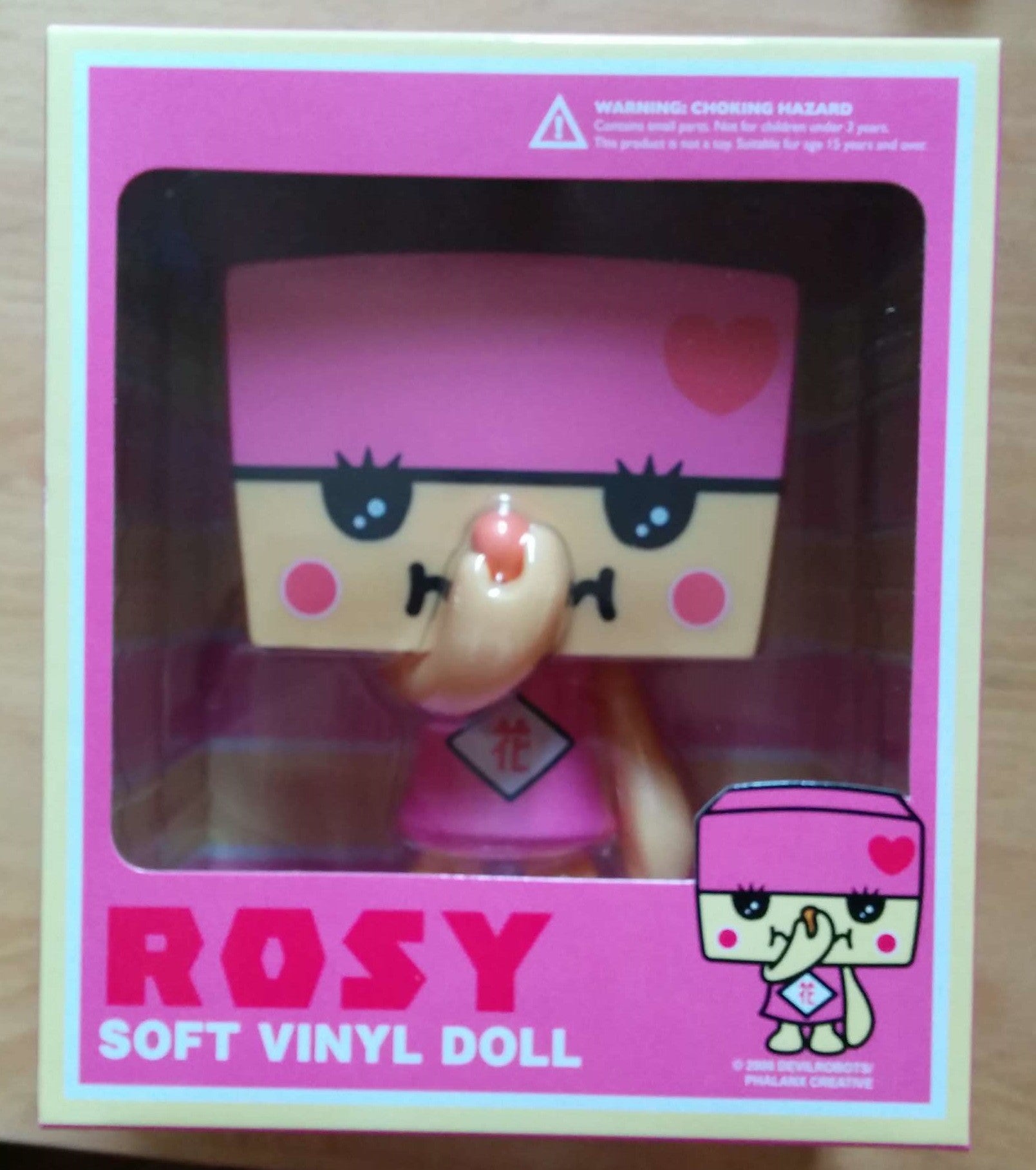 Phalanx Creative To-Fu Tofu 2008 Smery And Friends Rosy 5" Soft Vinyl Doll Figure - Lavits Figure
