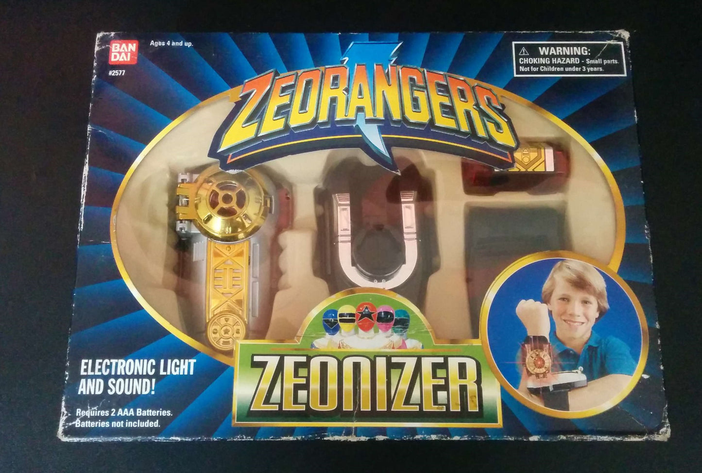 Bandai Power Rangers Zeo Ohranger Zeonizer Gold Morpher Play Set #2577 - Lavits Figure
