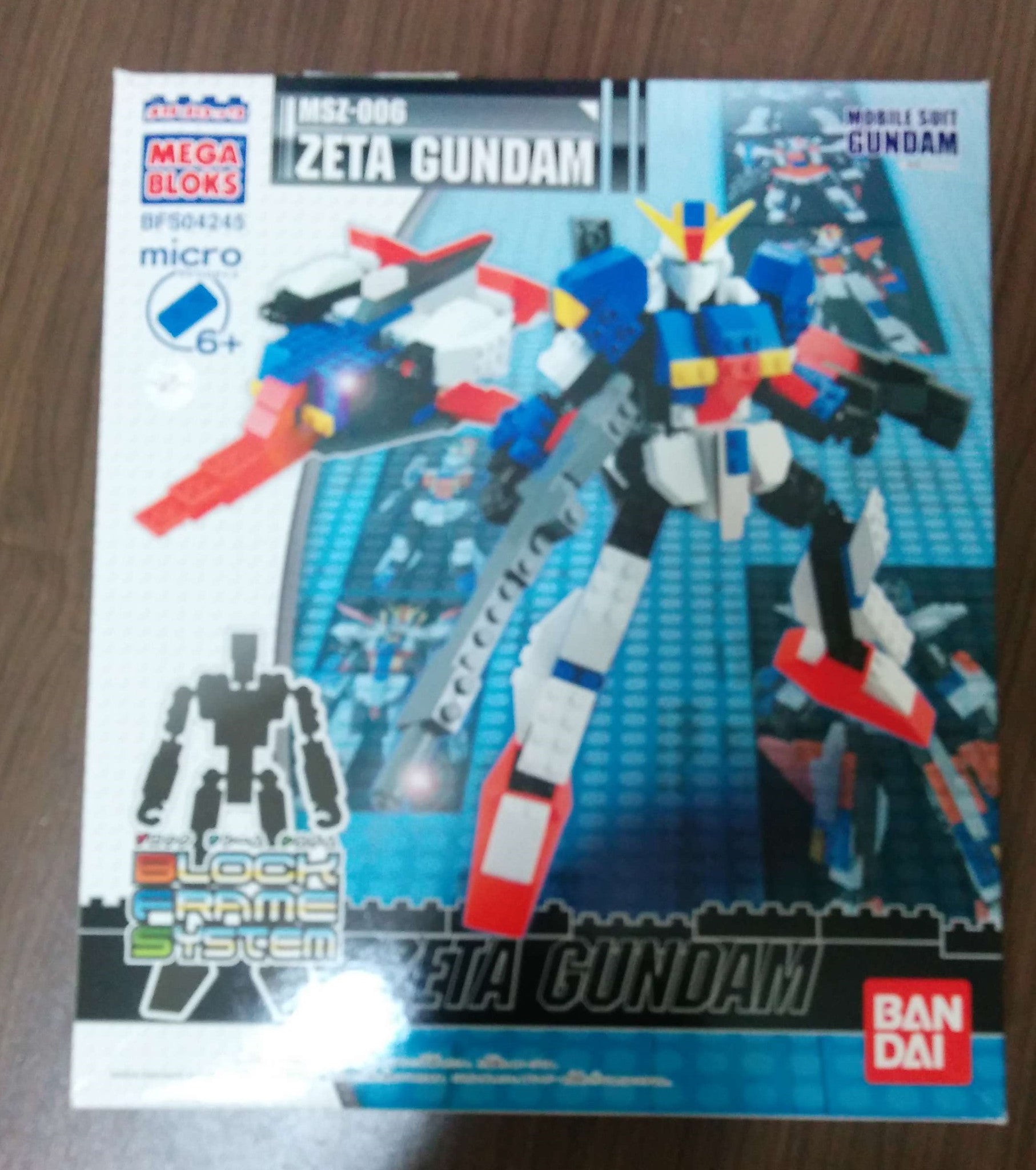 Bandai Megabloks BFS 04245 Gundam MSZ-006 Zeta Action Figure Set - Lavits Figure
 - 3
