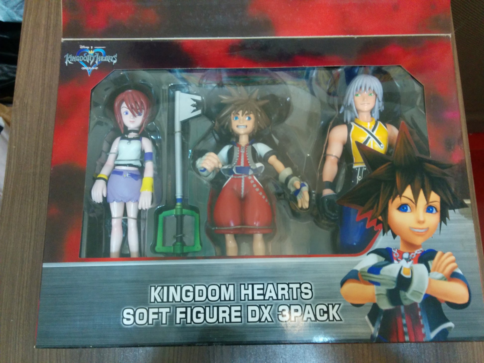 Tomy Disney Square Kingdom Hearts Soft Figure DX 3 Pack Box Set - Lavits Figure
 - 2