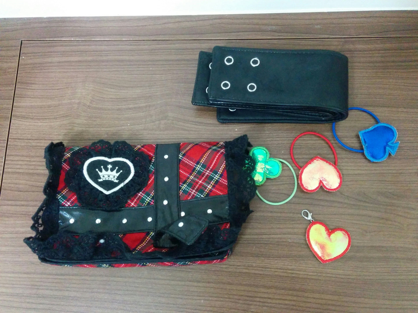 Takara Shugo Chara My Guardian Characters Amulet Accessories Pouch Bag Cosplay Set Used Lost - Lavits Figure
 - 1