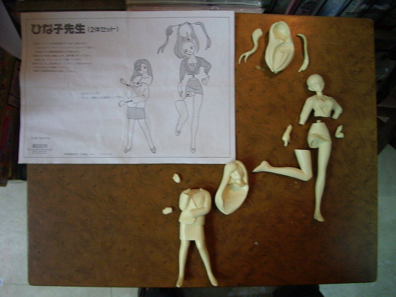 Musasiya 1/8 Ranma 1/2 Hinako Teacher Garage Kit GK Model Kit Figure - Lavits Figure
 - 3