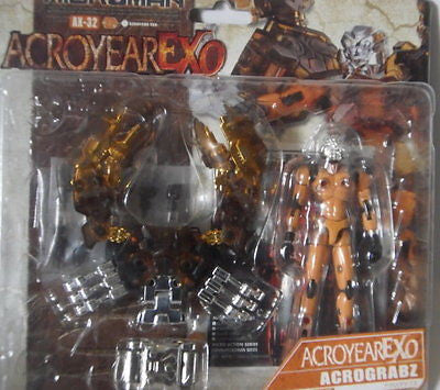 Takara 2005 Microman Acroyear Exo Series AX-32 Acrograbz Action Figure - Lavits Figure
 - 1