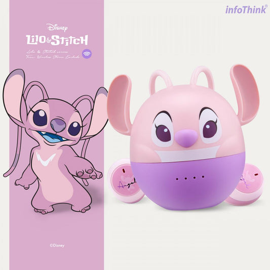 InfoThink x Disney Chubby True Wireless Stereo Earbuds Lilo & Stitch Series Angel ver