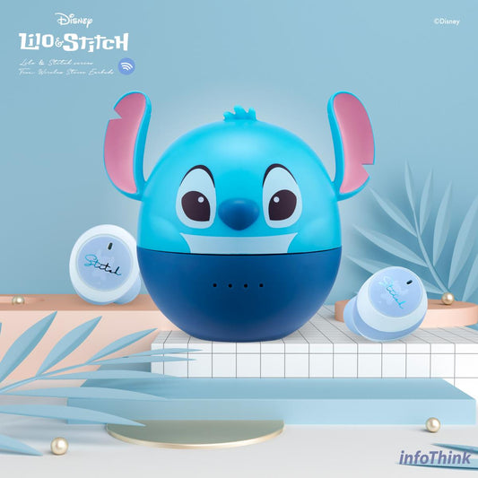 InfoThink x Disney Chubby True Wireless Stereo Earbuds Lilo & Stitch Series Stitch ver