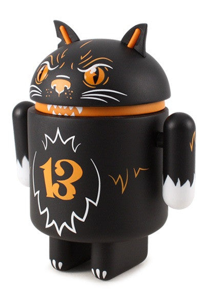 Google Android 2014 Robot Mascot Mini Collectible Special Edition Halloween Lucky Lucky Ver 3" Vinyl Figure - Lavits Figure
 - 1