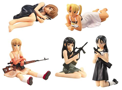 Solid Works 2007 Gunslinger Girl 5+5+2 Secret 12 Trading Figure Set