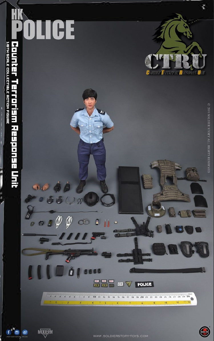 Soldier Story 1/6 12" SS115 C.T.R.U Hong Kong Police Counter Terrorism Response Unit Action Figure