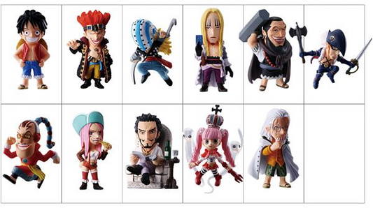 Bandai 2011 One Piece FC Figure Collection Vol 19 To the Sea of the Strongs 10 Trading Figure Set