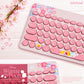 InfoThink x Disney 2.4G Wireless Keyboard Pink Seasons Winnie The Pooh ver