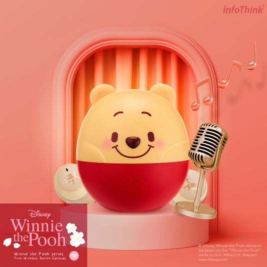 InfoThink x Disney Chubby True Wireless Stereo Earbuds Winnie The Pooh Series Winnie ver