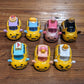 Sanrio Gudetama Family Mart Limited 5+2 7 2" Metal Mini Car Trading Figure Set Used