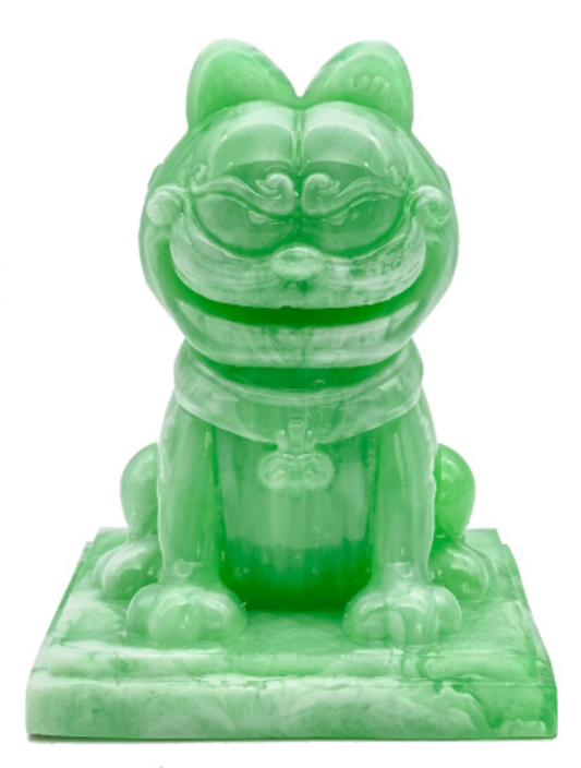 Too Cheap Art Nickelodeon Garfield x Family Mart Taiwan Limited Jade Color ver 5" Trading Figure