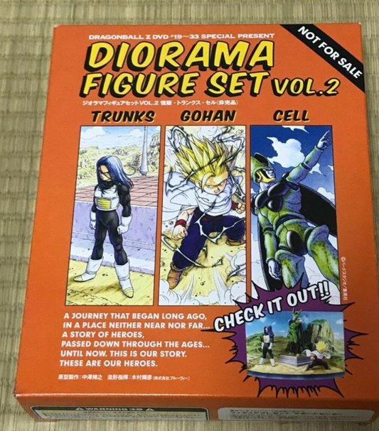 Dragon Ball Diorama Vol 2 Trunks Son Gohan Cell 3 Trading Figure Set