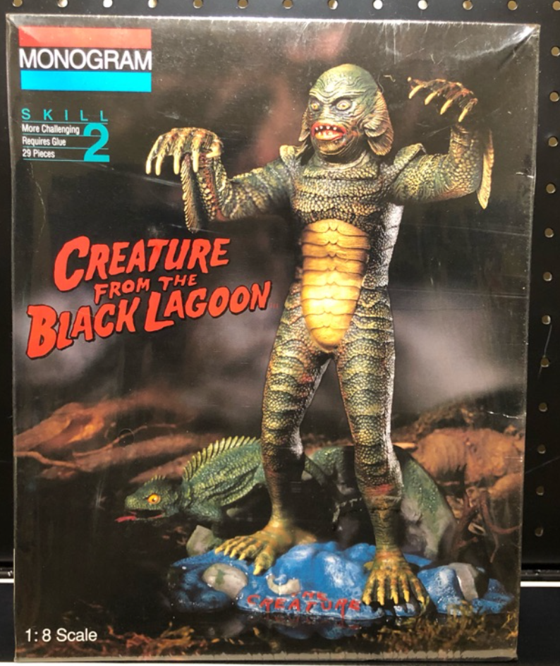 Monogram 1/8 Creature From The Black Lagoon Plastic Model Kit Figure
