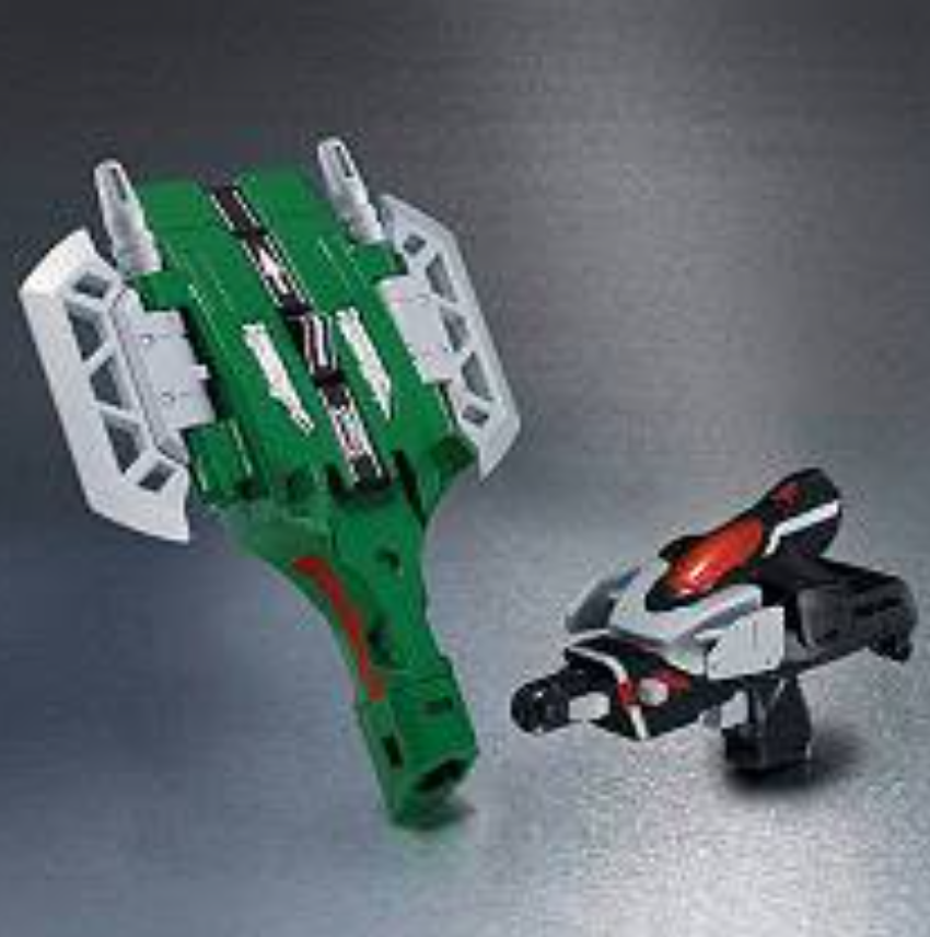 Bandai Power Rangers Engine Sentai Go-Onger Weapon Green & Black Fighter Junction Rifle Set Trading Figure