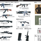 Zacca 1/6 Gun Collection 8 Trading Figure Set
