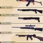 Zacca 1/6 Gun Collection 8 Trading Figure Set