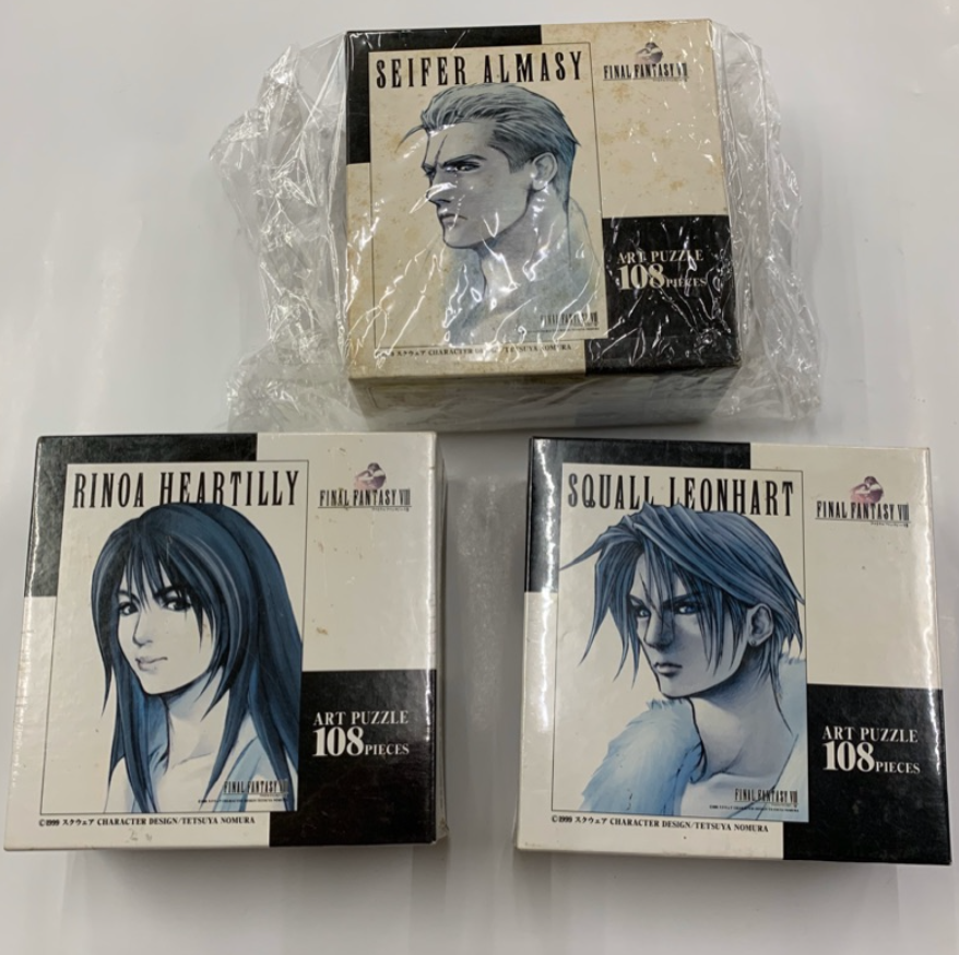 Art Box 1997 Square Final Fantasy VII 7 Seifer Almasy Rinoa Heartilly Squall Leonhart 3 108 Pieces Puzzle Set