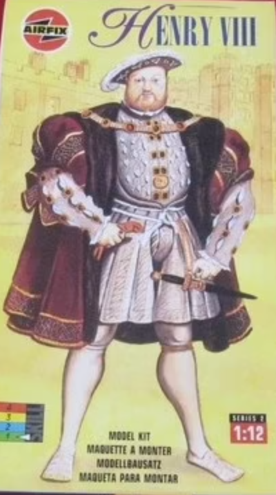 Airfix 1998 1/12 02501 Henry VIII Plastic Model Kit Figure