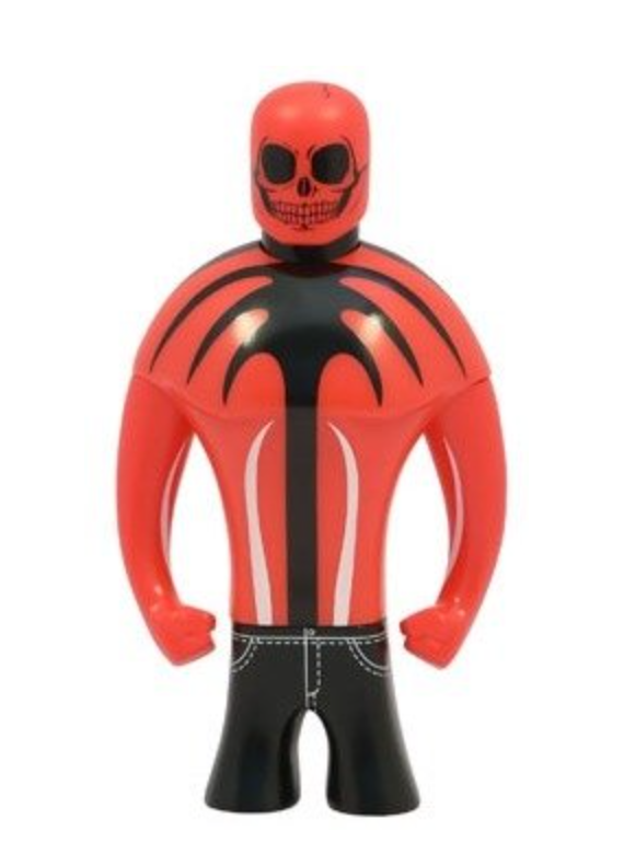 Phalanx Creative 2009  Mr. Power Skullman Red ver 8" Vinyl Figure