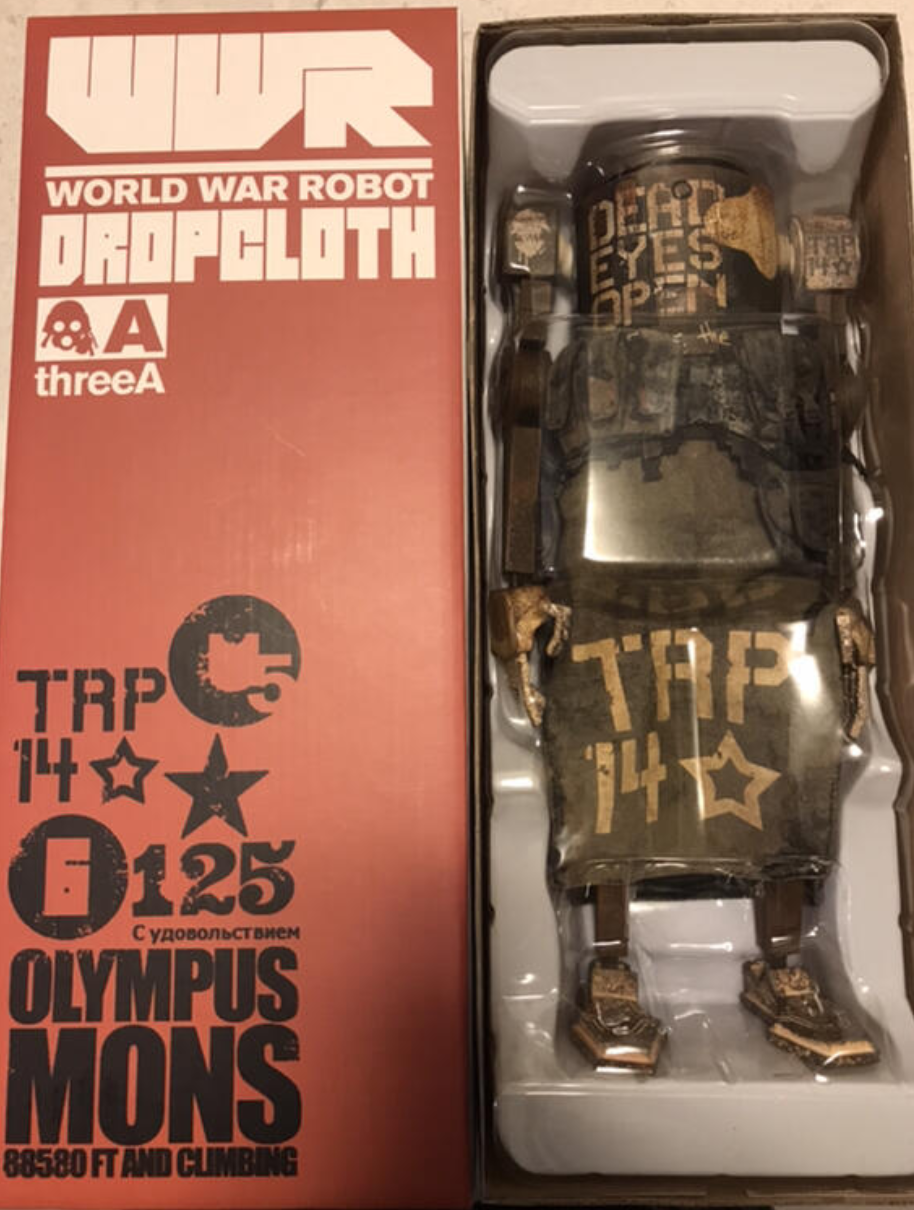 ThreeA 3A Toys 1/6 Ashley Wood WWR Dropcloth Olympus Mons ver Vinyl Figure