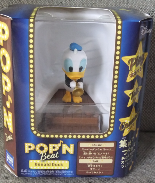 Takara Tomy Disney Pop'n Step Beat Musical Dancing Donald Duck Trading Collection Figure