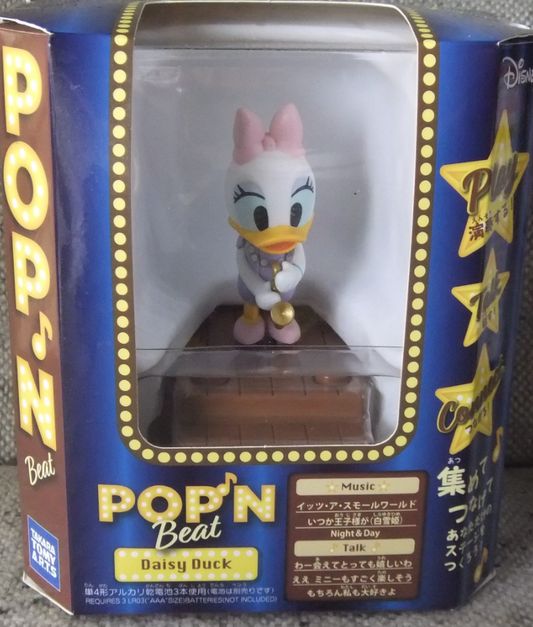 Takara Tomy Disney Pop'n Step Beat Musical Dancing Daisy Duck Trading Collection Figure