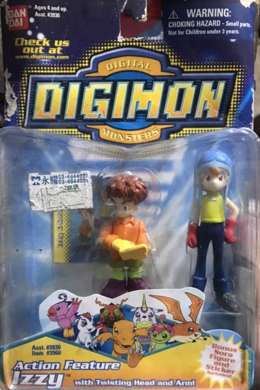 Bandai Digimon Digital Monster 3" Izzy Action Feature Collection Figure