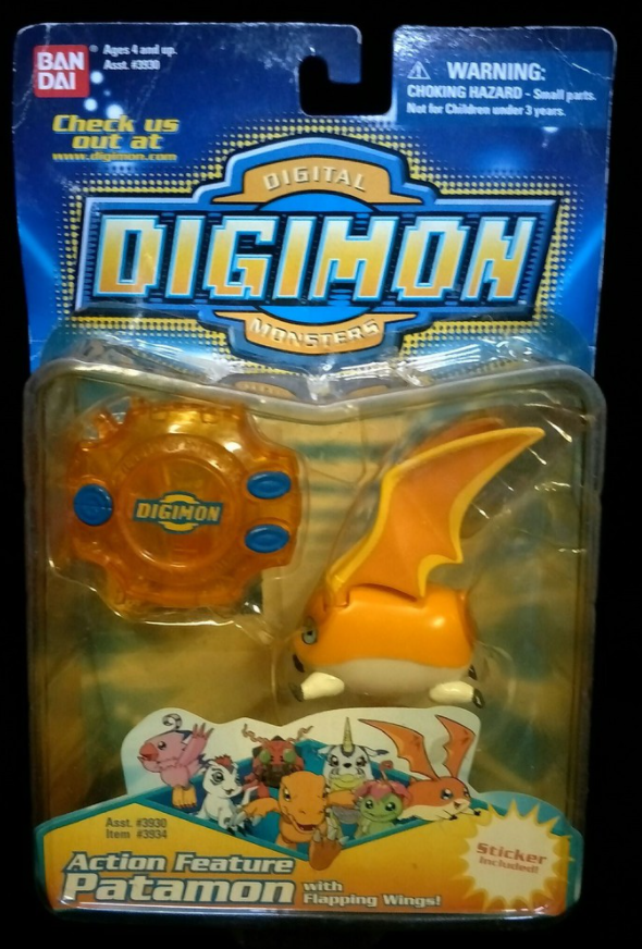 Bandai Digimon Digital Monster 3" Patamon Action Feature Collection Figure