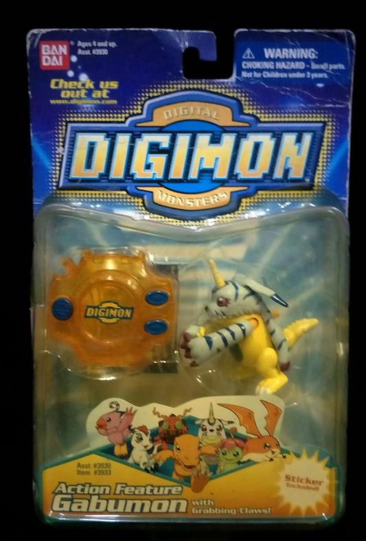 Bandai Digimon Digital Monster 3" Gabumon Action Feature Collection Figure