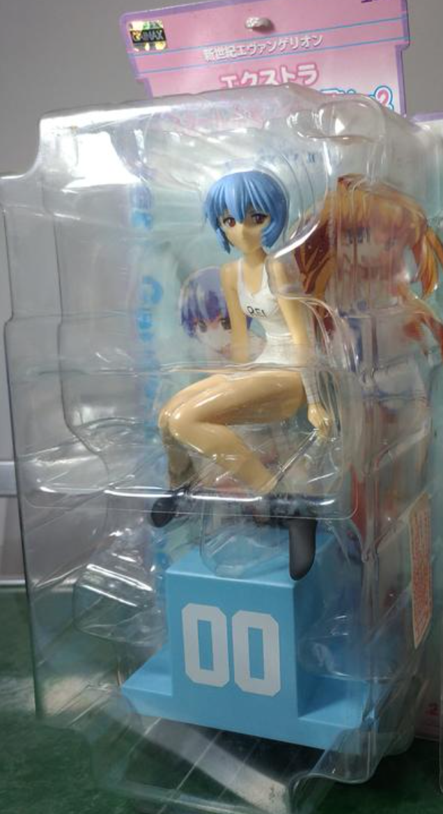 Sega Neon Genesis Evangelion EX Figure Extra School Swimming Suit ver 2 Rei Ayanami Pvc Figure