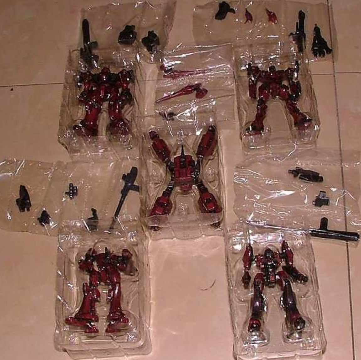 Kotobukiya One Coin Grande Series Armored Core Nexus Second 2nd 4+1 Secret 5 Red ver Trading Figure Set