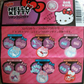 Yujin Sanrio Hello Kitty Gashapon Accessories w/ Box 6 Collection Figure Set