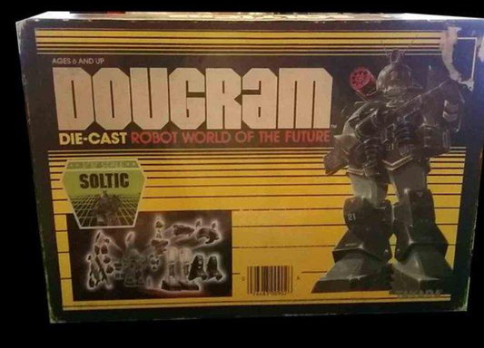 Takara 1/72 Robotech Fang of The Sun Dougram Robot World of The Future Die Cast Soltic Dougram Action Figure