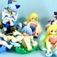 Toy's Works Capsule Gashapon Moetan Lunch Box 16 Mini Figure Set Used