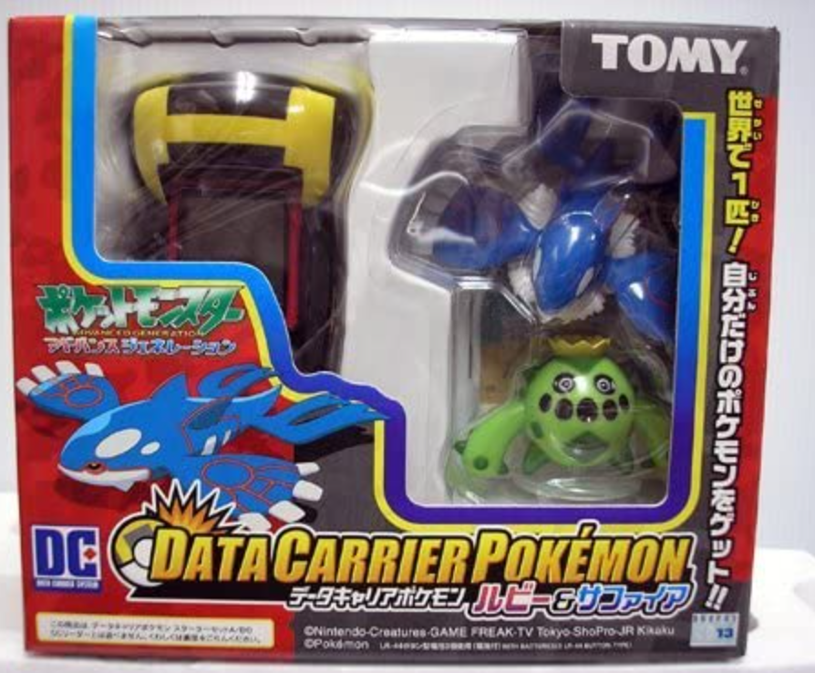 Tomy Pokemon Pocket Monster Data Carrier Series Ruby & Sapphire Trading Figure