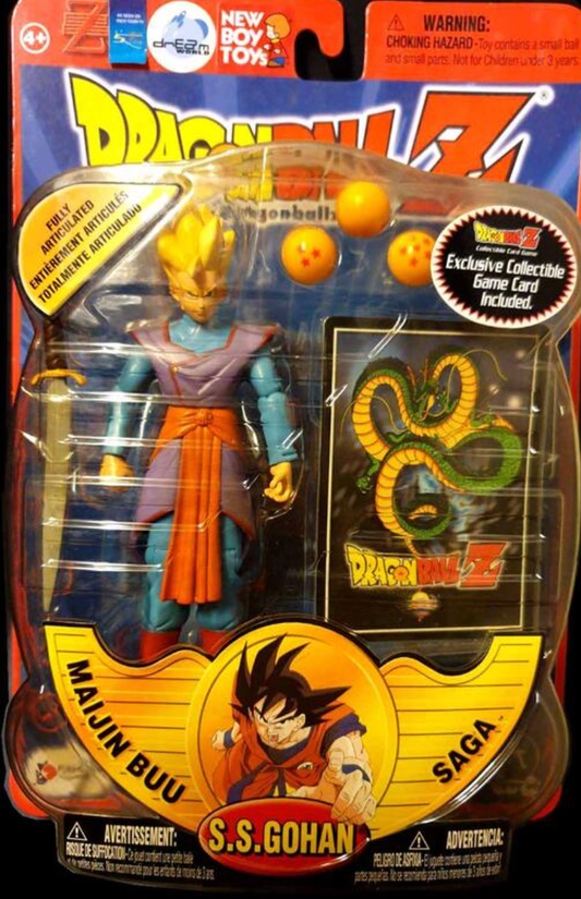 Irwin toys Dragon Ball Z Collect Them All Saga Maijin Buu Super Son Gohan 6" Action Figure