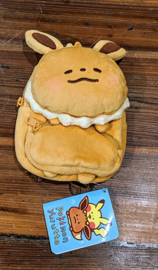 Japan Limited Pokemon Pocket Monsters x Kanahei Pokemon Yurutto Eevee Mini Bag