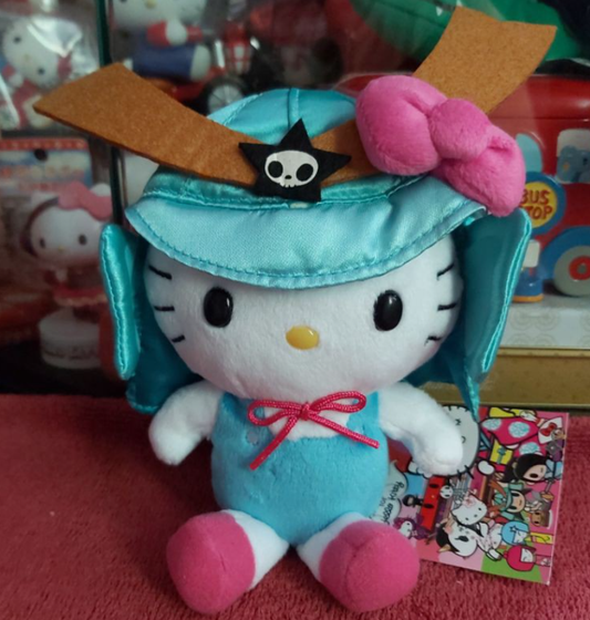 Simone Legno Tokidoki x Hello Kitty Samurai ver Plush Doll 6" Figure