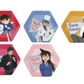 Detective Meitantei Conan Family Mart Taiwan Limited 5 Ceramics Plate Dish Set