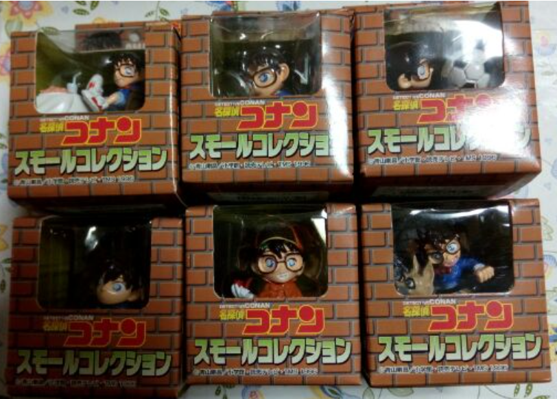 Romando Detective Meitantei Conan Small Collection 6 Trading Figure Set