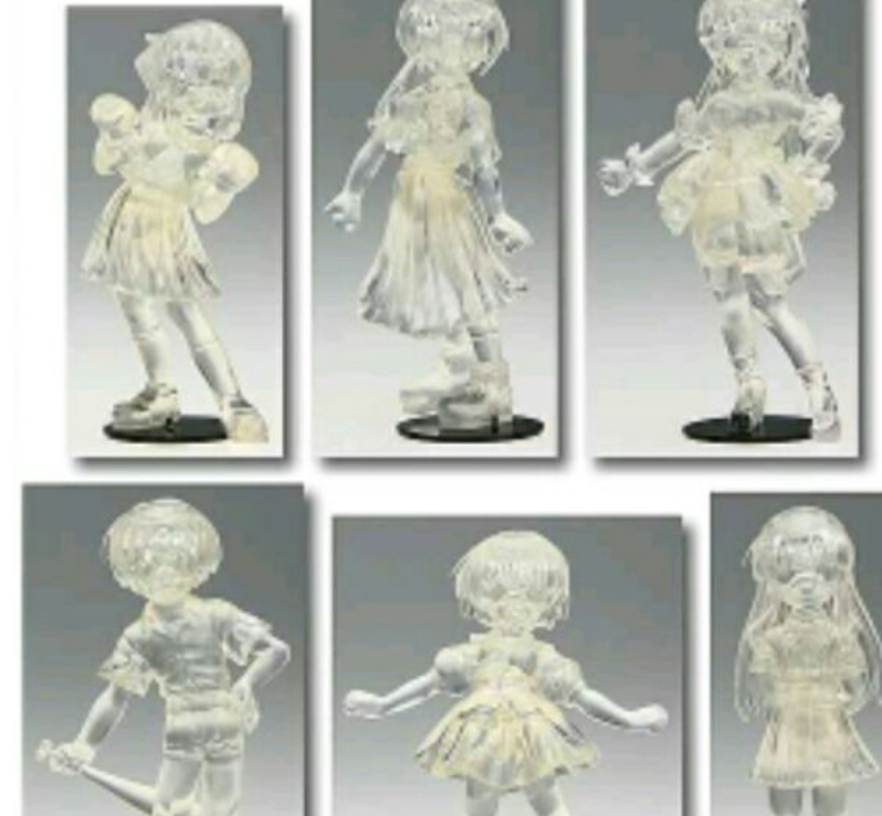 Spring Higurashi no Naku Koro Ni When They Cry 6 Crystl ver Trading Figure Set