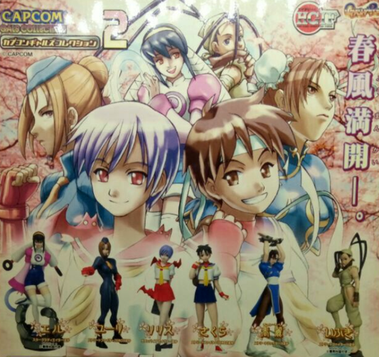 Bandai Capcom Gals Collection Gashapon Part 2 6 Figure Set